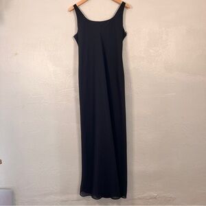 Vintage Hampton Nites Black Maxi Dress